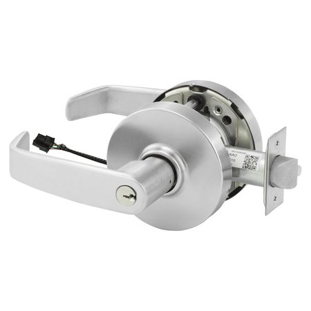 SARGENT Electrified Cylindrical Lock, Fail Safe, 24V, LL Design, RX Switch, Satin Chrome RX28-10G70-24V LL 26D